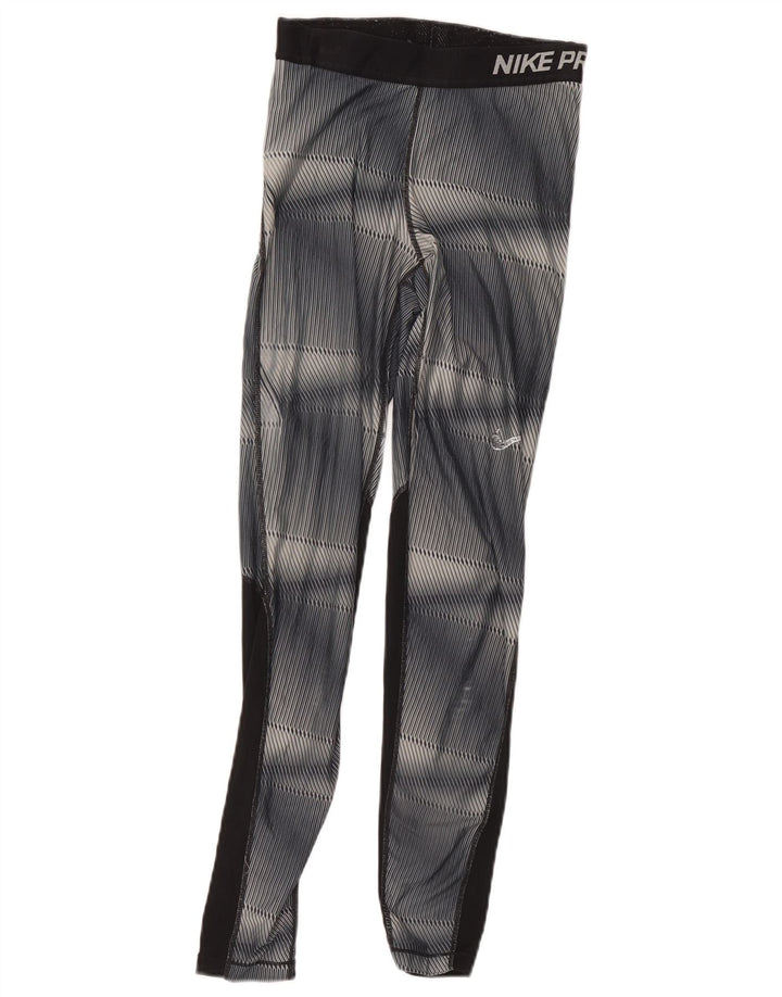 Leggings con grafica per ragazzi Nike 10-11 Anni Colore grigio a blocchi Poliestere