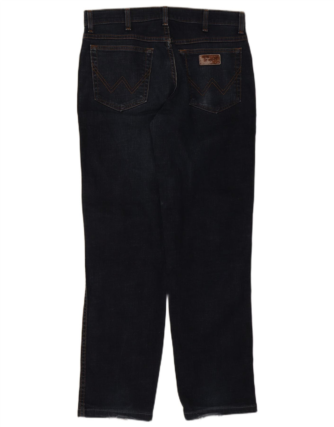 WRANGLER Jeans dritti elasticizzati Texas da uomo W34 L31 cotone blu navy