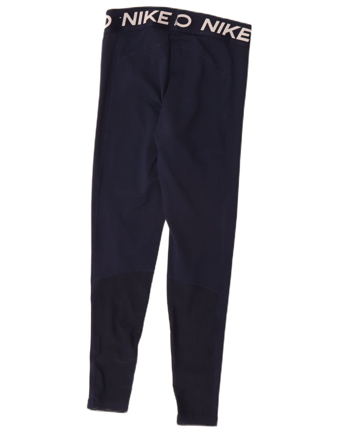 Leggings grafici Nike Dri Fit da donna UK 12 medio poliestere blu navy