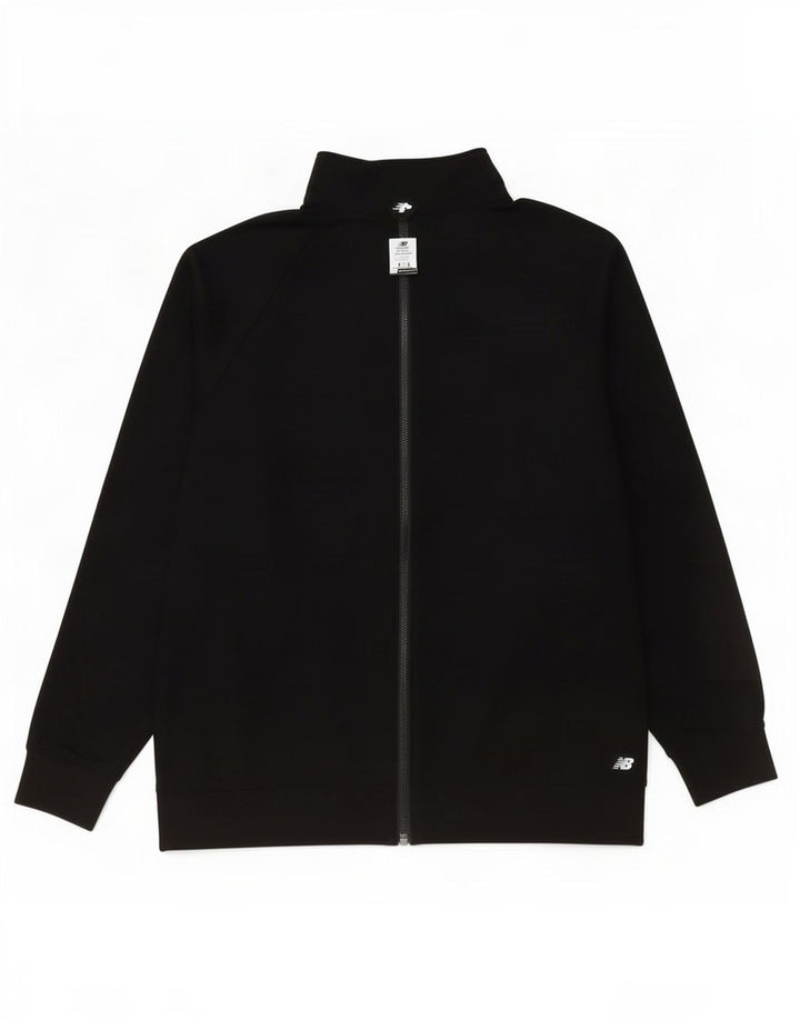 Giacca da tuta da uomo New Balance XL nera in poliestere