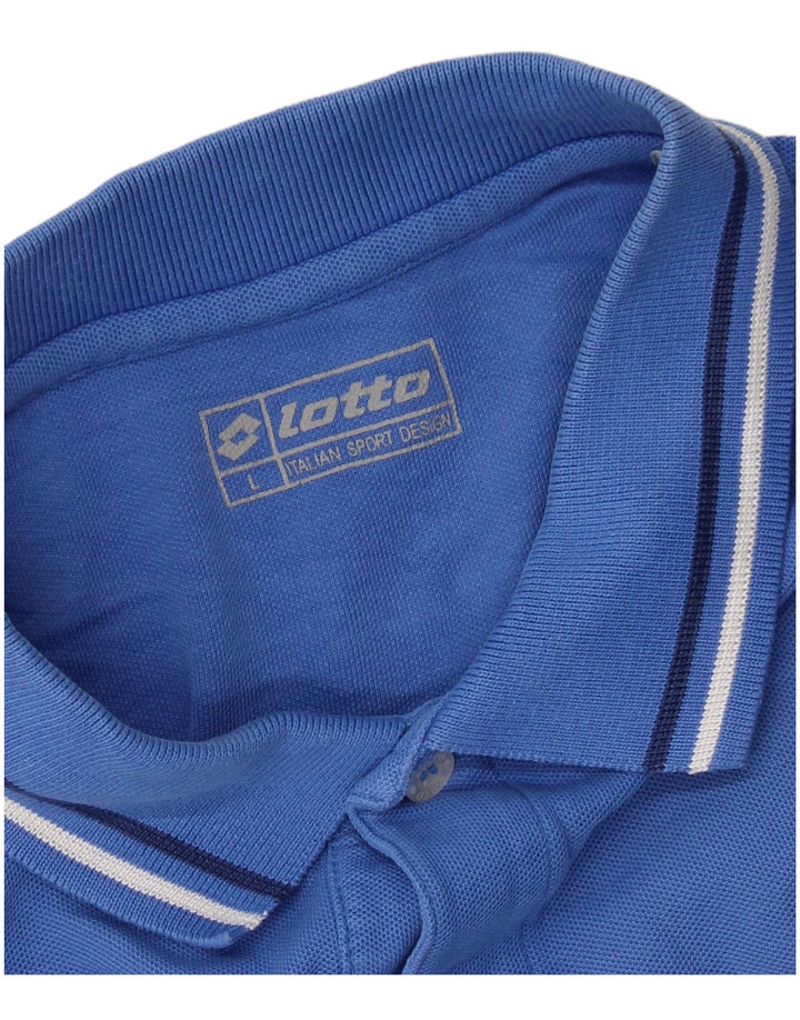 Polo da uomo Lotto grande blu