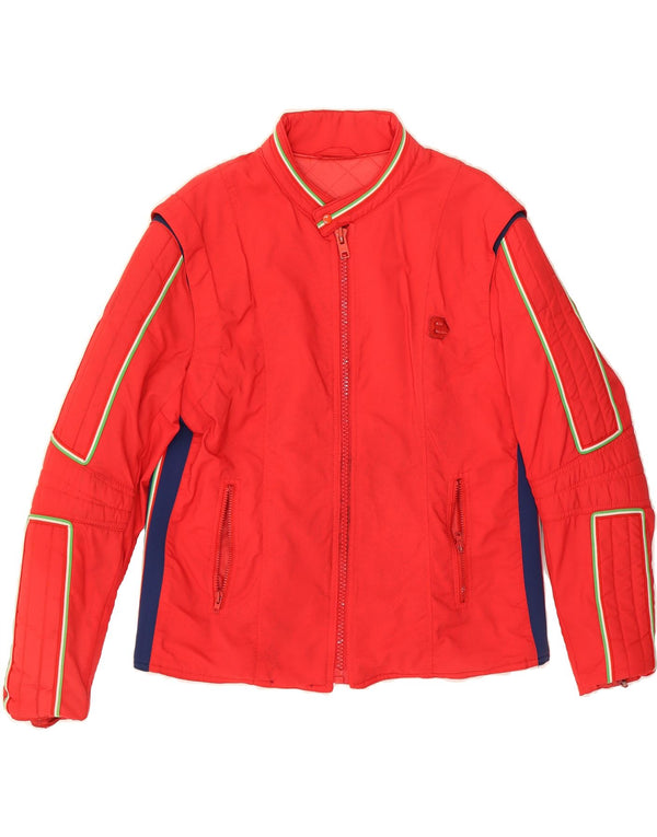 ELHO Mens Racer Jacket UK 38 Medium Red Polyamide