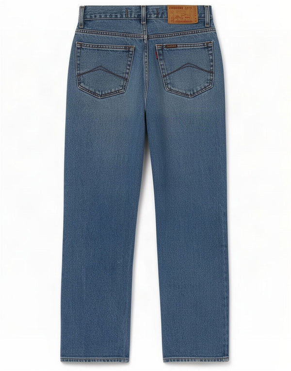 Carrera Jeans dritti da uomo 700 W31 L28 Blu Cotone