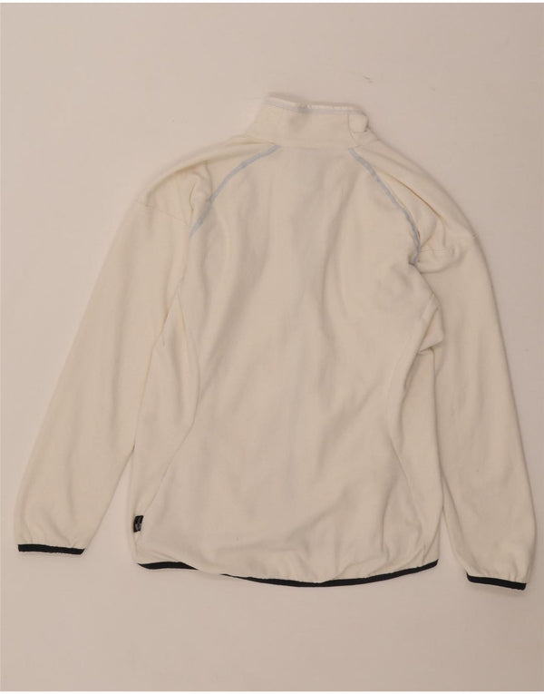 Giacca in pile Adidas Clima 365 da donna UK 14 poliestere bianco medio