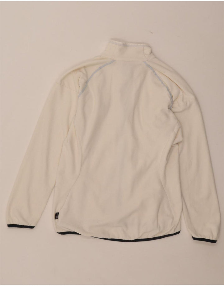 Giacca in pile Adidas Clima 365 da donna UK 14 poliestere bianco medio
