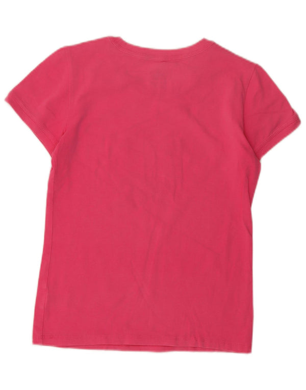 T-shirt grafica da donna ADIDAS Top UK 10 piccola in cotone rosa