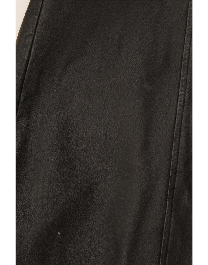 Cappotto in pelle da donna C&A UK 12 medio nero