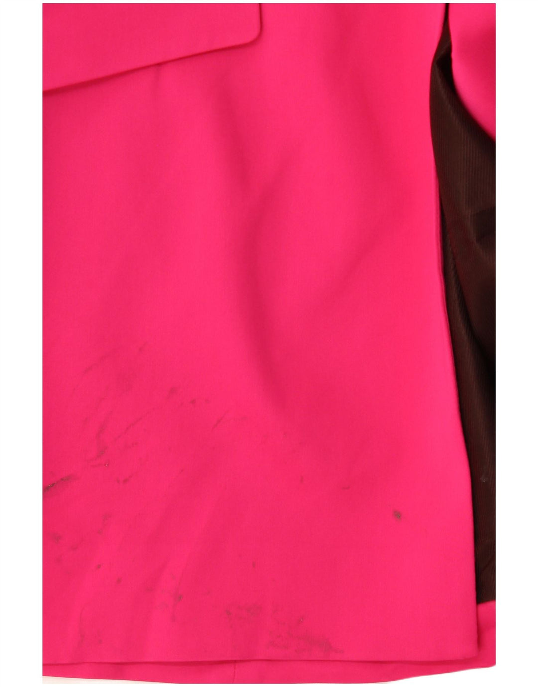 Giacca blazer a 2 bottoni da donna Zara UK 12 viscosa rosa medio