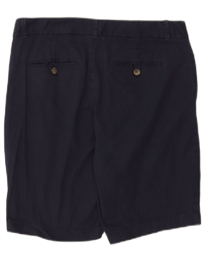 DOCKERS Pantaloncini chino leggermente curvy da donna US 6 medi W30 blu navy