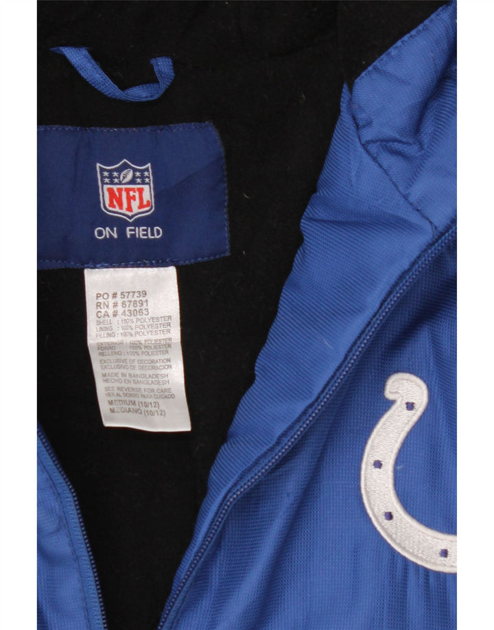 NFL Boys Graphic Windbreaker Jacket 10-11 Years Medium Blue