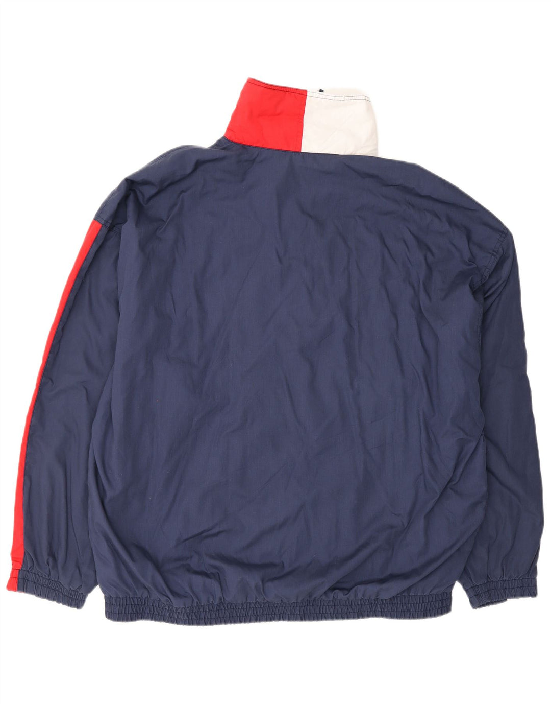 Giacca da ginnastica da uomo Orvis XL in poliestere color block blu navy