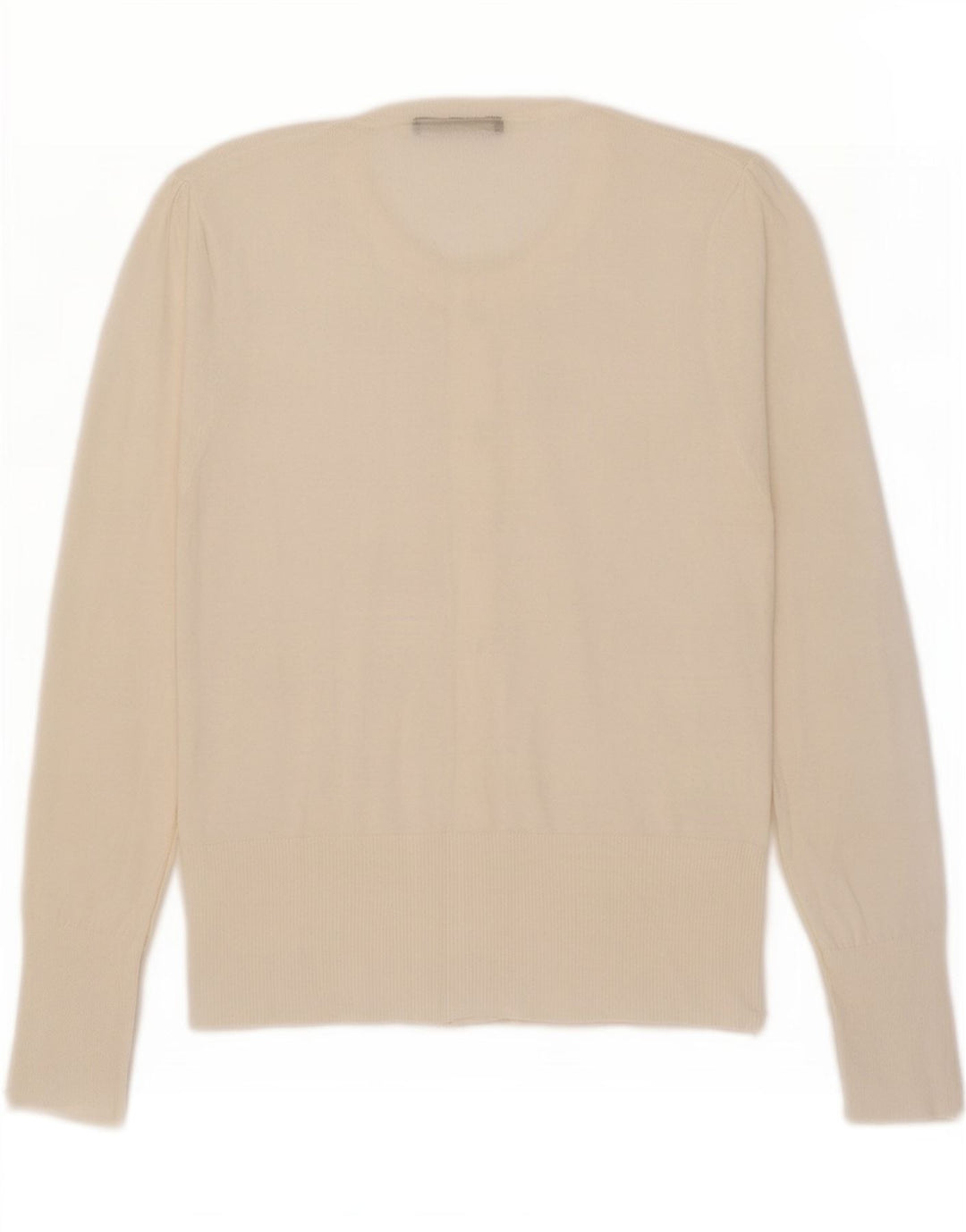 Maglione cardigan da donna Oasis UK 12 medio bianco