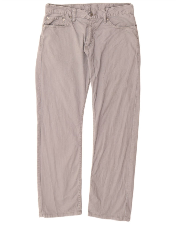 Levi's Uomo 514 Jeans dritti W32 L30 Cotone grigio