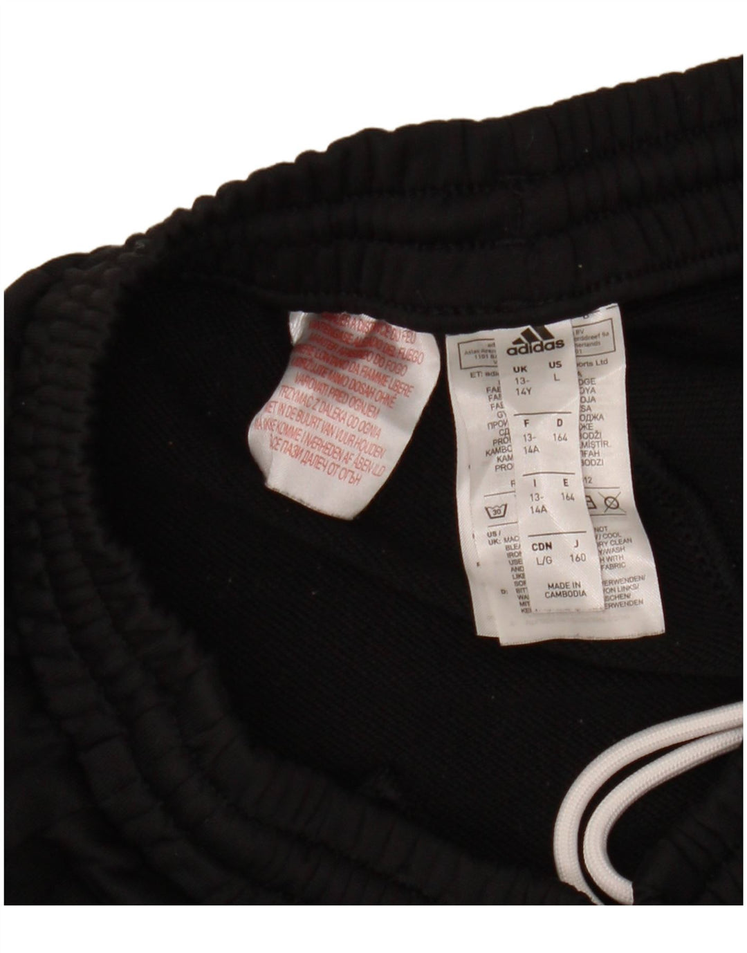 Pantaloni da tuta da ragazzo Adidas Joggers 13-14 anni Poliestere nero