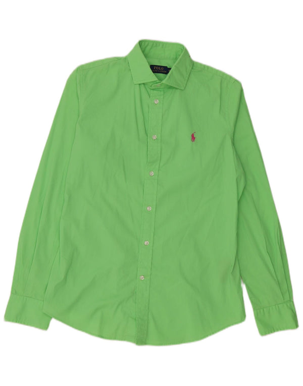 POLO RALPH LAUREN Camicia da donna US 10 Large Verde Cotone