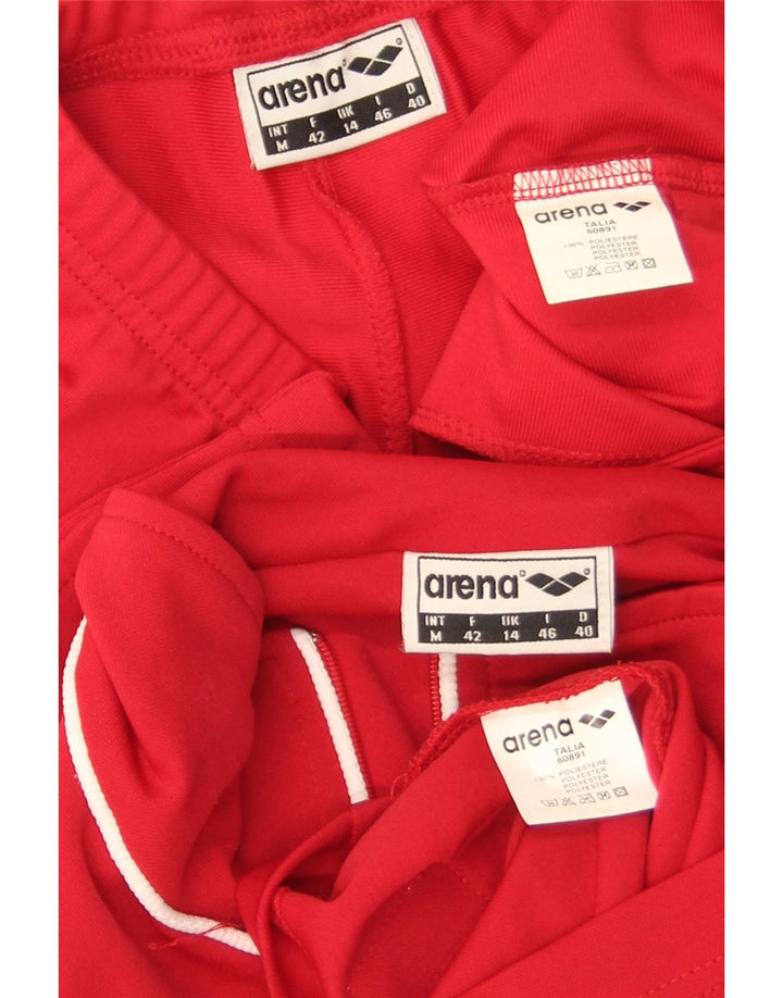 Tuta intera da uomo Arena UK 14 Medium Rosso Poliestere