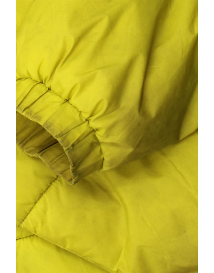 Giacca imbottita ampia da uomo Zara UK 36 piccola in poliestere giallo