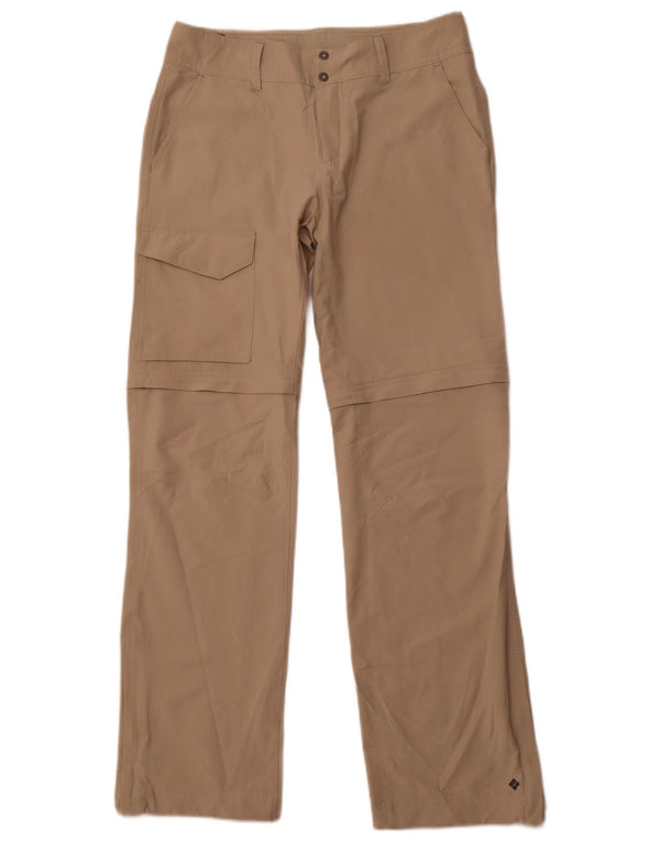 Pantaloni cargo dritti da donna COLUMBIA US 8 Medium W30 L32 Beige