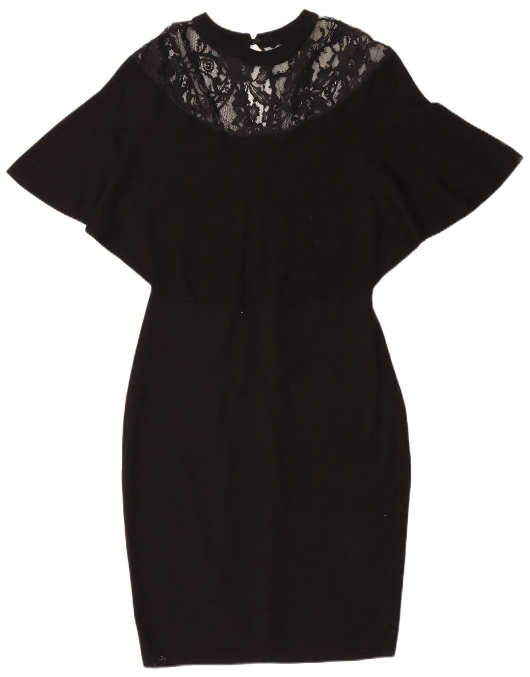Abito aderente a pipistrello da donna Coast UK 14 grande viscosa nera