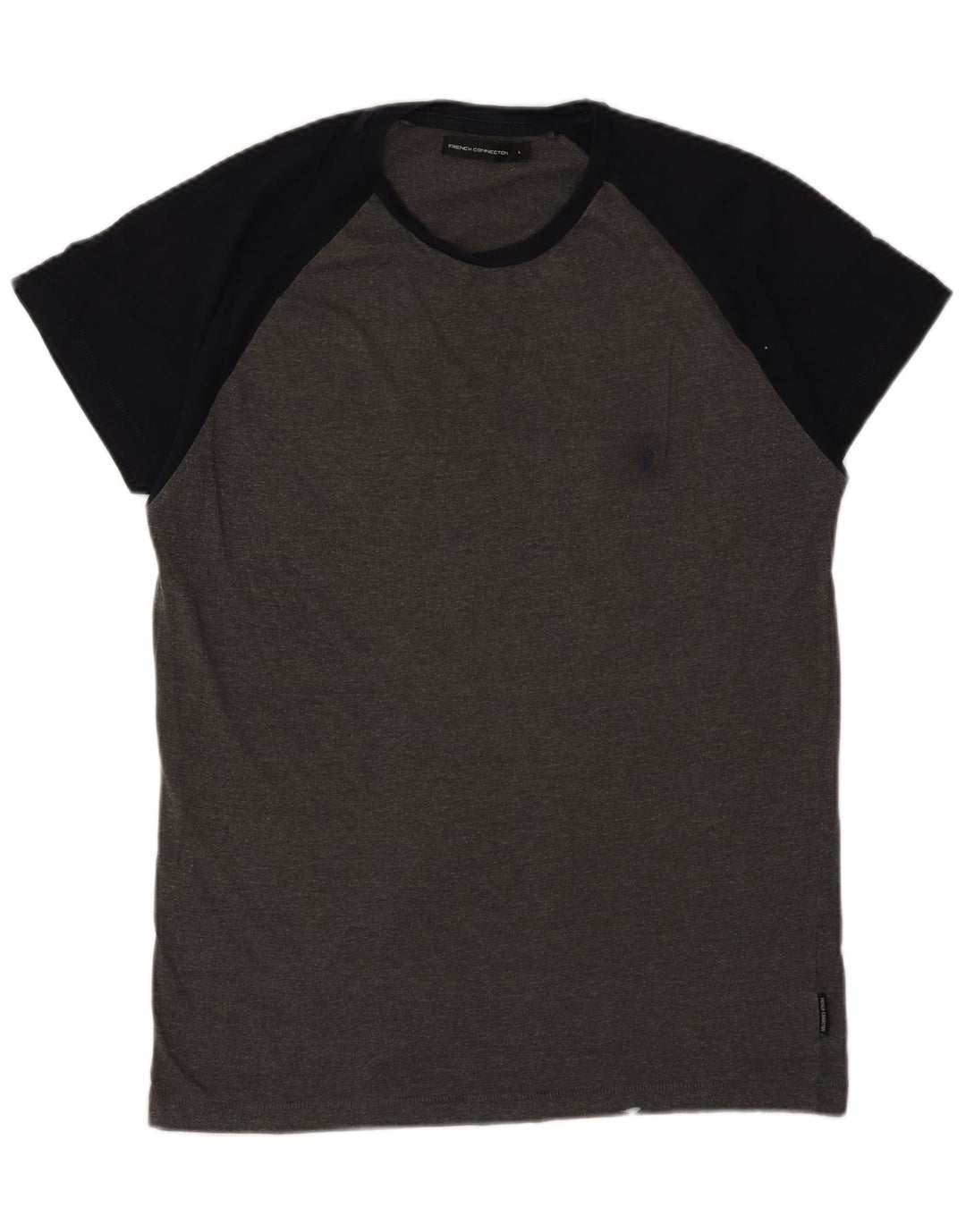 T-shirt da uomo vestibilità regolare French Connection Top grande grigia