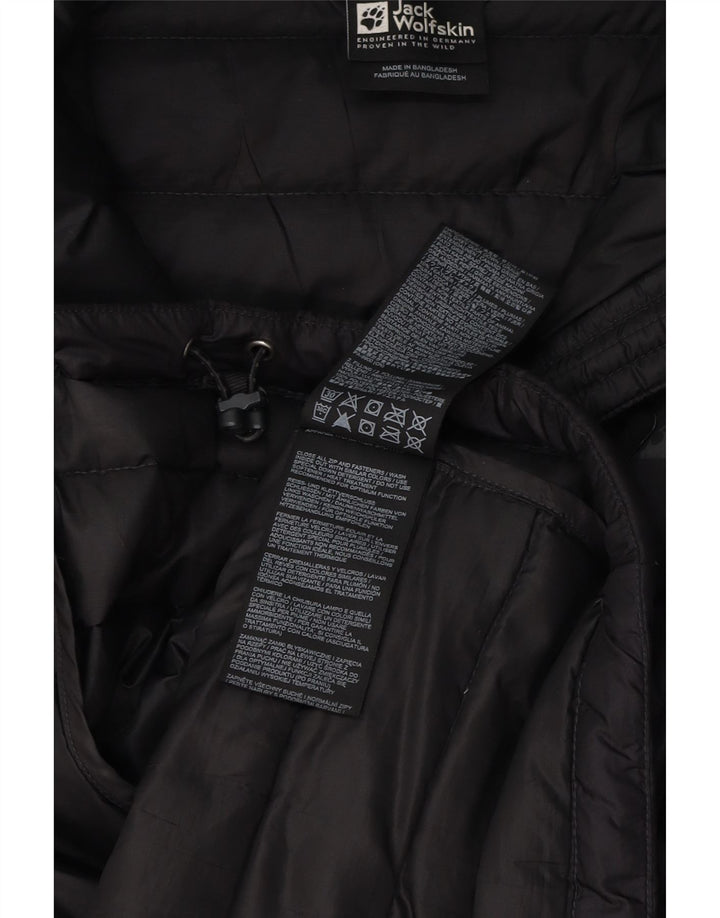 Giacca imbottita da uomo Jack Wolfskin UK 42 XL poliestere nero