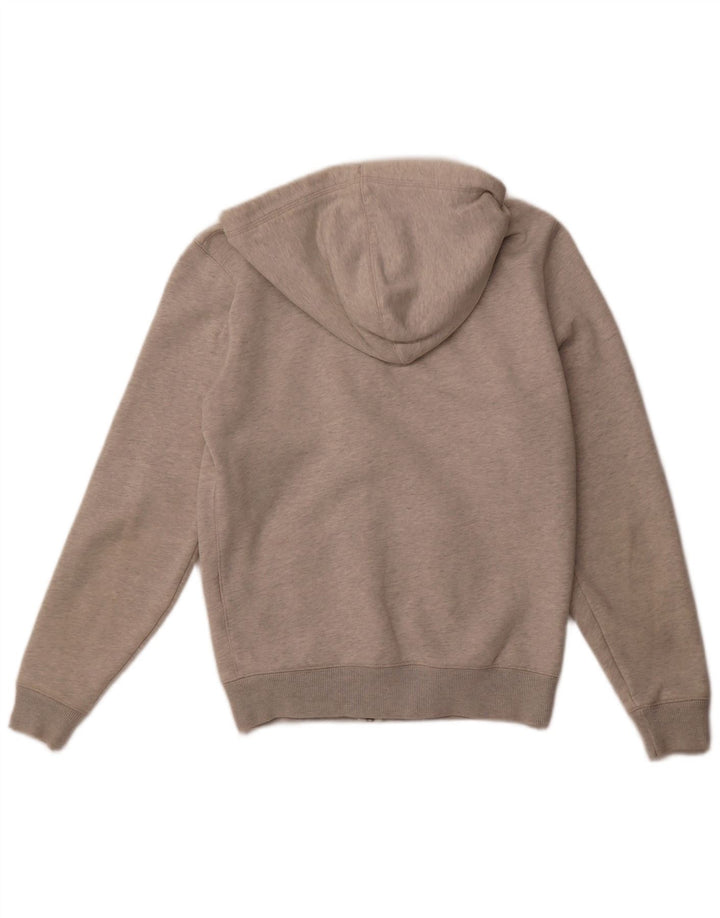 JACK WILLS Maglione con cappuccio e zip da uomo piccolo in cotone grigio