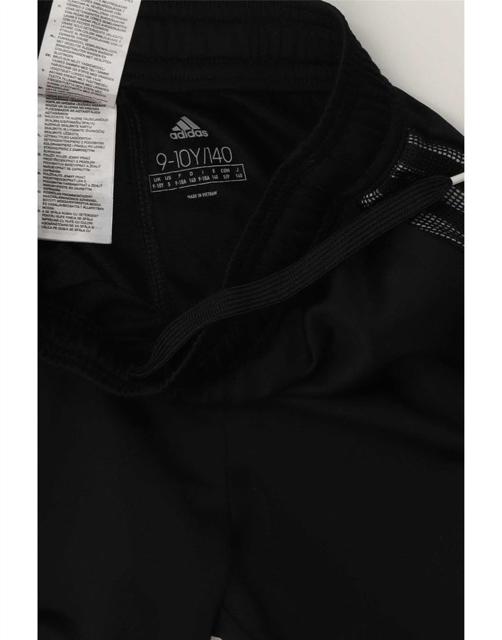 Pantaloni della tuta da ragazzo Adidas 9-10 anni in poliestere nero