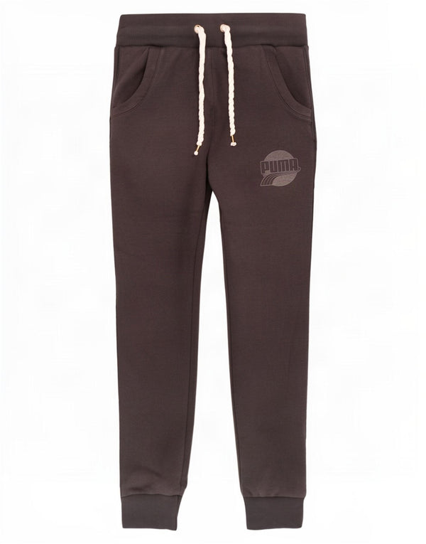 Puma Womens Tracksuit Trousers Joggers UK 6 XS Black Cotton