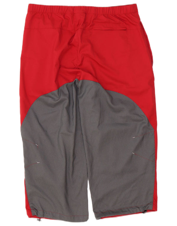 Pantaloni Capri da uomo Lotto US 42/44 XL W36 L22 Poliestere color block rosso