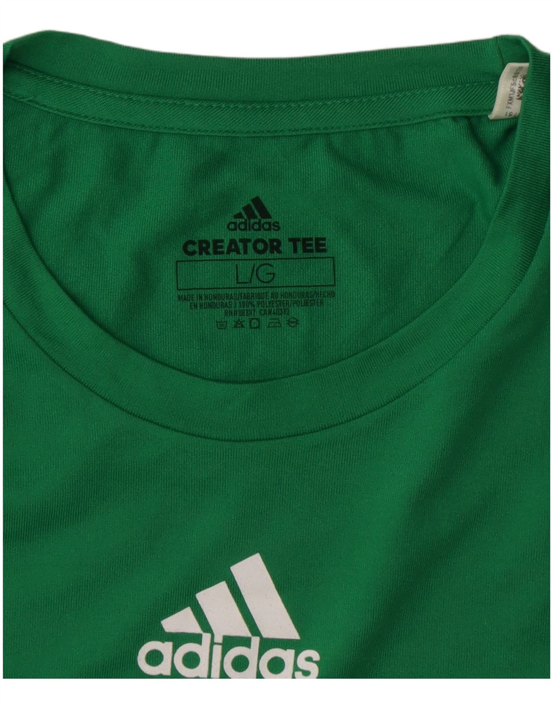 T-shirt ADIDAS da donna Climalite Top UK 16 Large Verde Poliestere