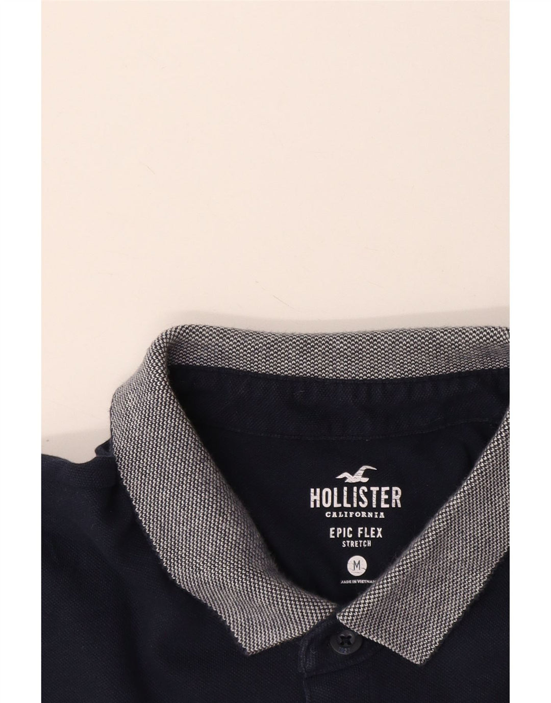 Polo da rugby da uomo Hollister media blu navy