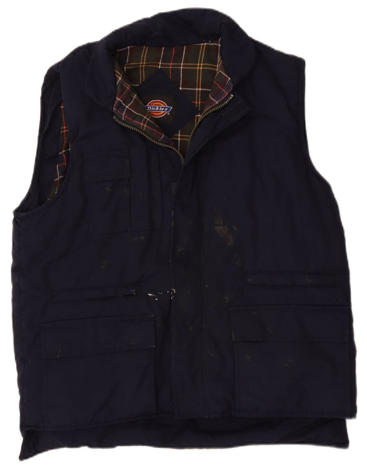 Gilet da uomo Dickies Utility UK 40 grande poliestere blu navy