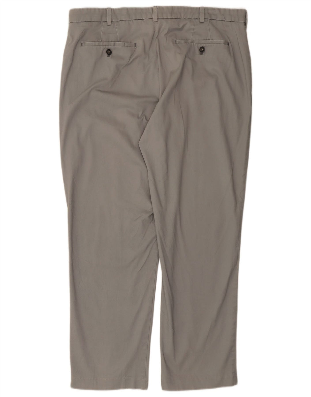 Pantaloni chino dritti da uomo IZOD W38 L30 in cotone grigio