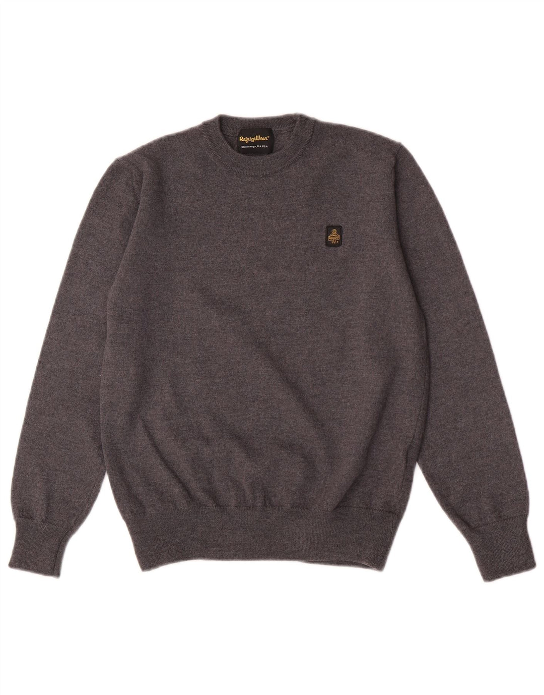 Refrigiwear Maglione Girocollo da Bambino 11-12 Anni in Lana Grigio Medio