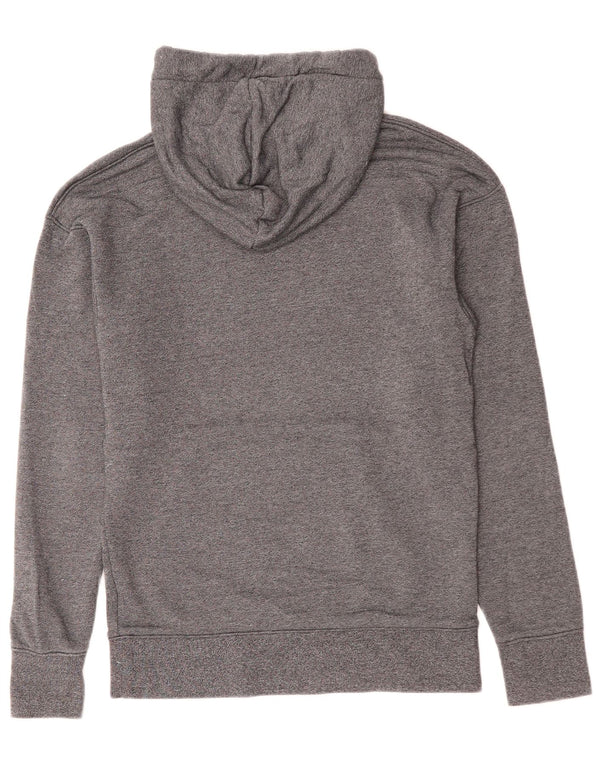 Maglione con cappuccio da donna NIKE UK 12 cotone grigio medio