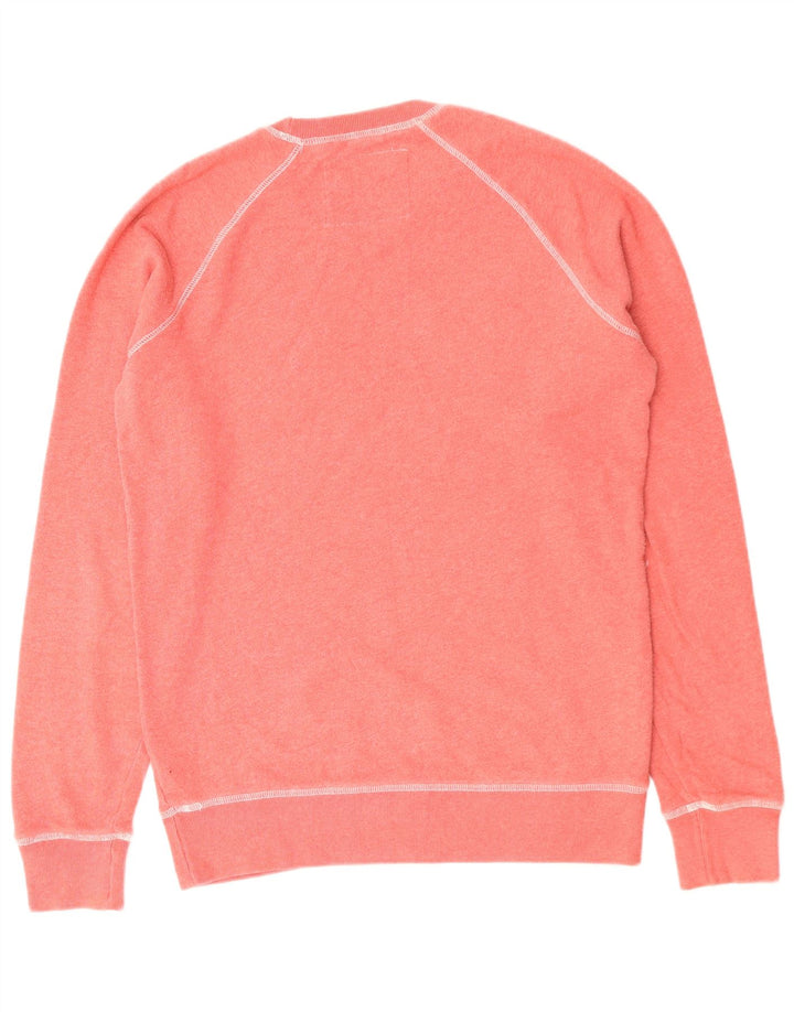 JACK WILLS Felpa grafica da uomo Maglione rosso medio in cotone