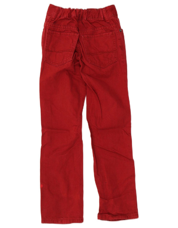 TOMMY HILFIGER Jeans dritti per ragazzi 6-7 anni W22 L22 Cotone bordeaux