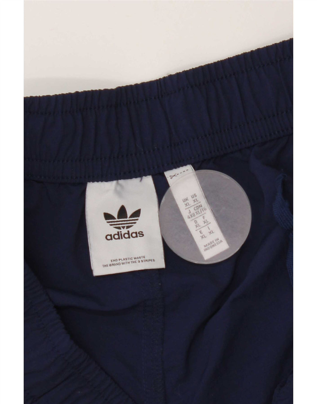 Pantaloncini da bagno da uomo Adidas XL blu navy in poliestere
