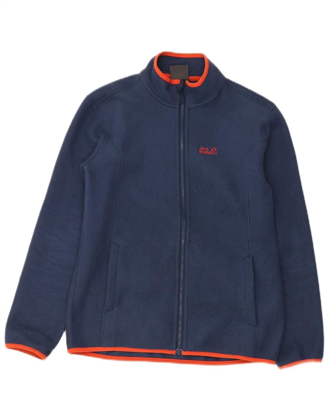 Giacca in pile foderata per ragazzi Jack Wolfskin 13-14 anni poliestere blu navy