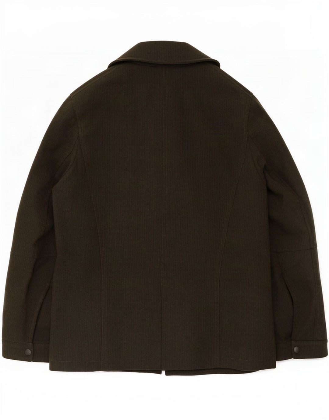 Cappotto da marinaio da uomo Calvin Klein Jeans UK 40 grande poliestere kaki