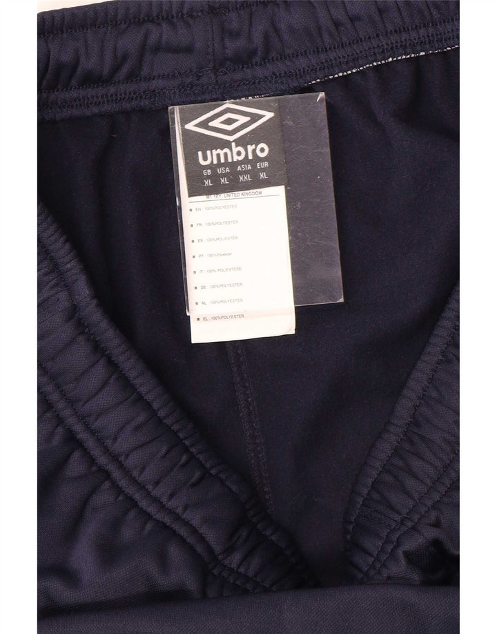 Pantaloni da tuta con grafica da uomo Umbro Joggers XL poliestere blu navy