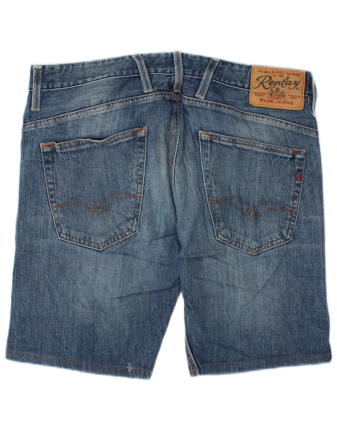 Replay Pantaloncini di jeans Jeto da uomo W32 grandi blu