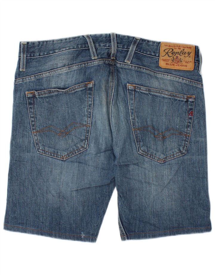 Replay Pantaloncini di jeans Jeto da uomo W32 grandi blu