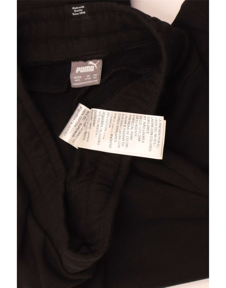 Pantaloncini sportivi Puma da ragazzo 11-12 anni in cotone nero