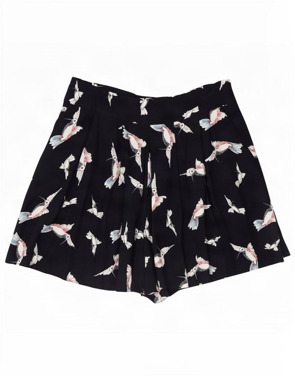 Pantaloncini casual con grafica Zara da donna medi W28 blu navy