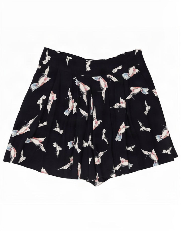 Pantaloncini casual con grafica Zara da donna medi W28 blu navy