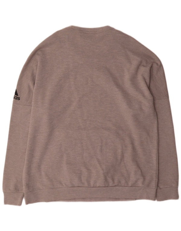 Felpa Adidas Uomo Maglione 2XL Grigia
