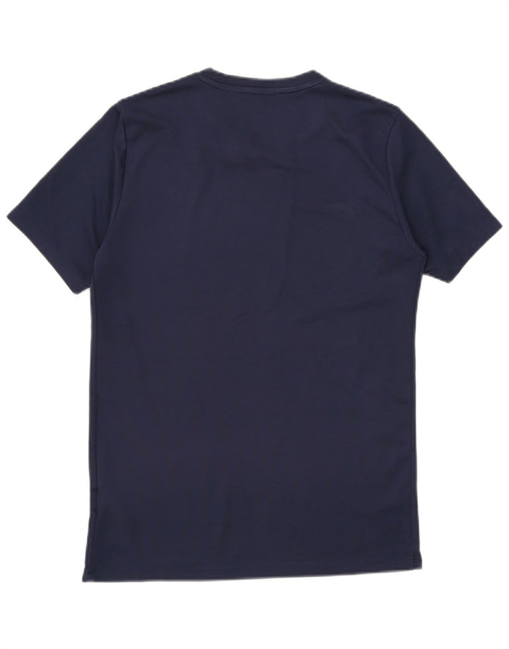 T-shirt NIKE da uomo Dri Fit Top medio in poliestere blu navy