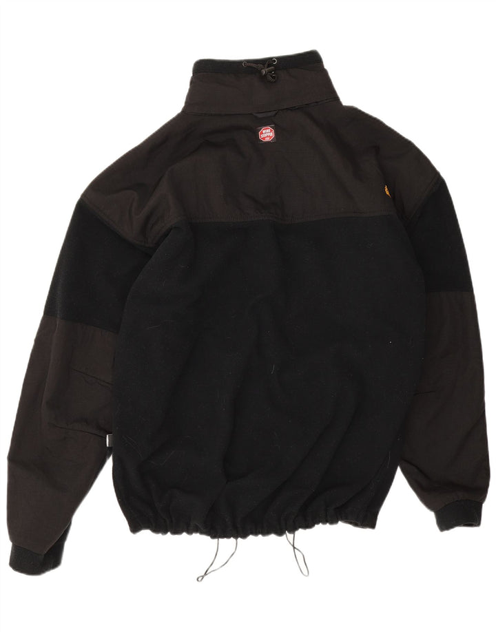 Giacca in pile da uomo Jack Wolfskin UK 42 XL poliestere nero