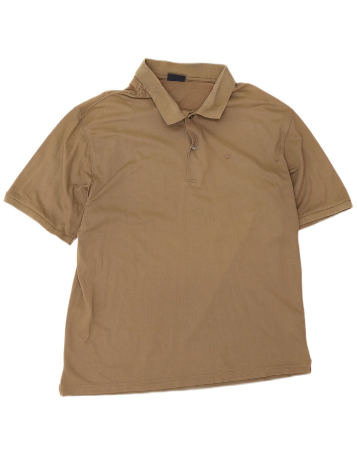 Polo da uomo CHAMPION 2XL in cotone marrone